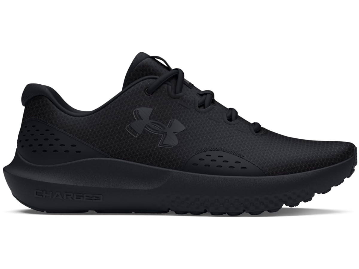 Under Armour Men's Charged Surge 4, (002) Black/Black/Black, 13, US