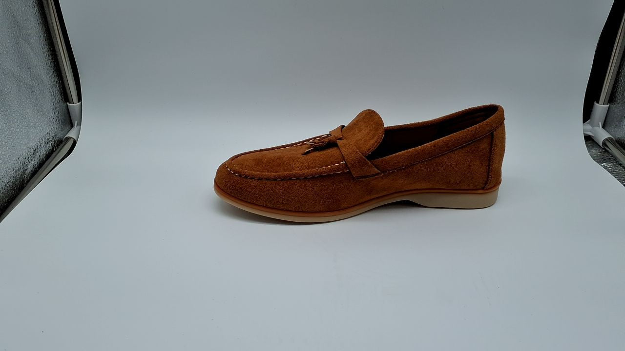 Size 8 Brown Slip On Loafers for Women - Casual & Comfortable,  9-9.5