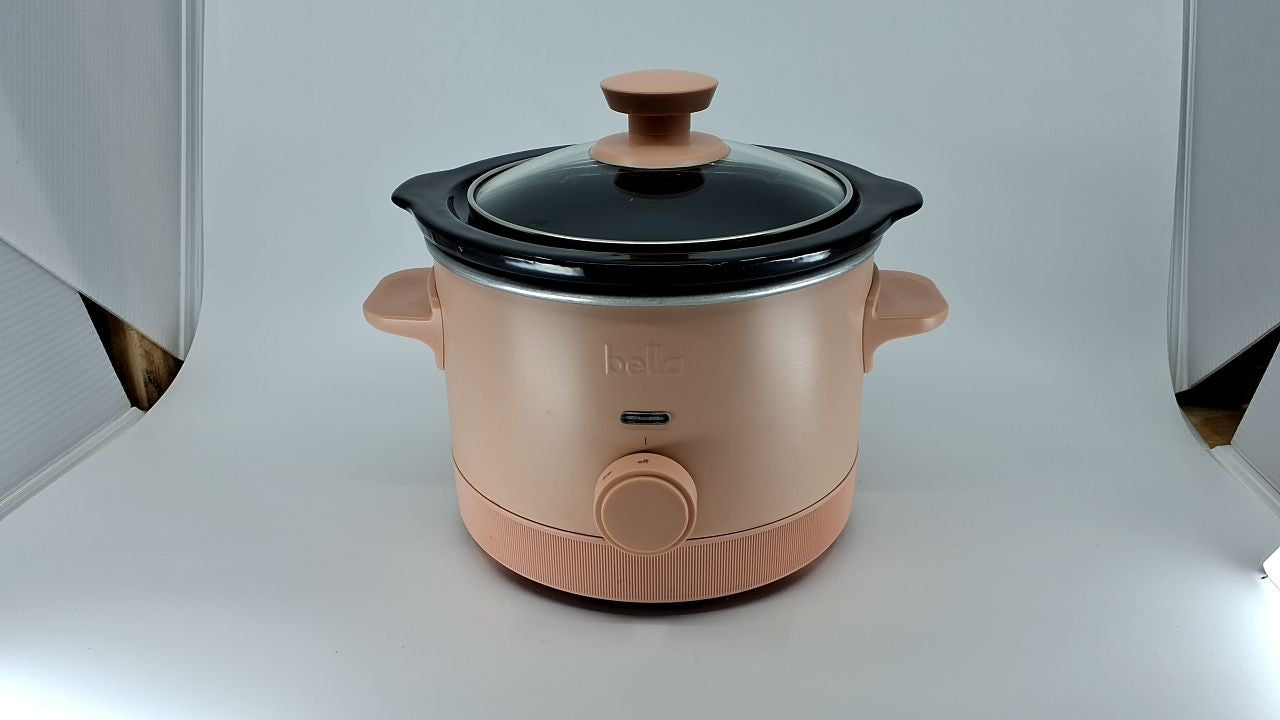 Bella 1.5 Qt Slow Cooker, Ceramic Nonstick, Cool Touch Handles, Blossom
