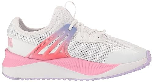 PUMA Shoes Pacer Future Sneaker, 2 US Unisex Little Kid, White-Vivid Violet