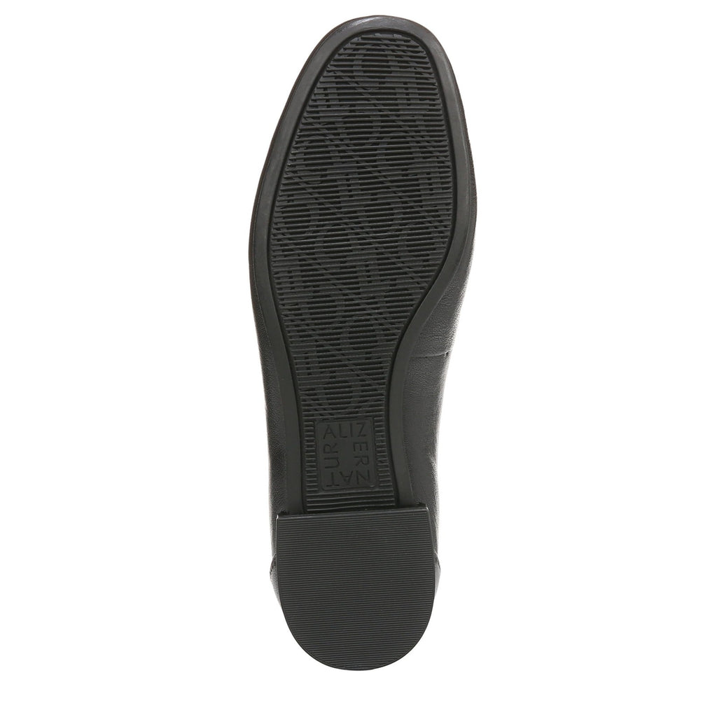 Naturalizer Womens Jordyn Loafer Black Leather 7.5 W