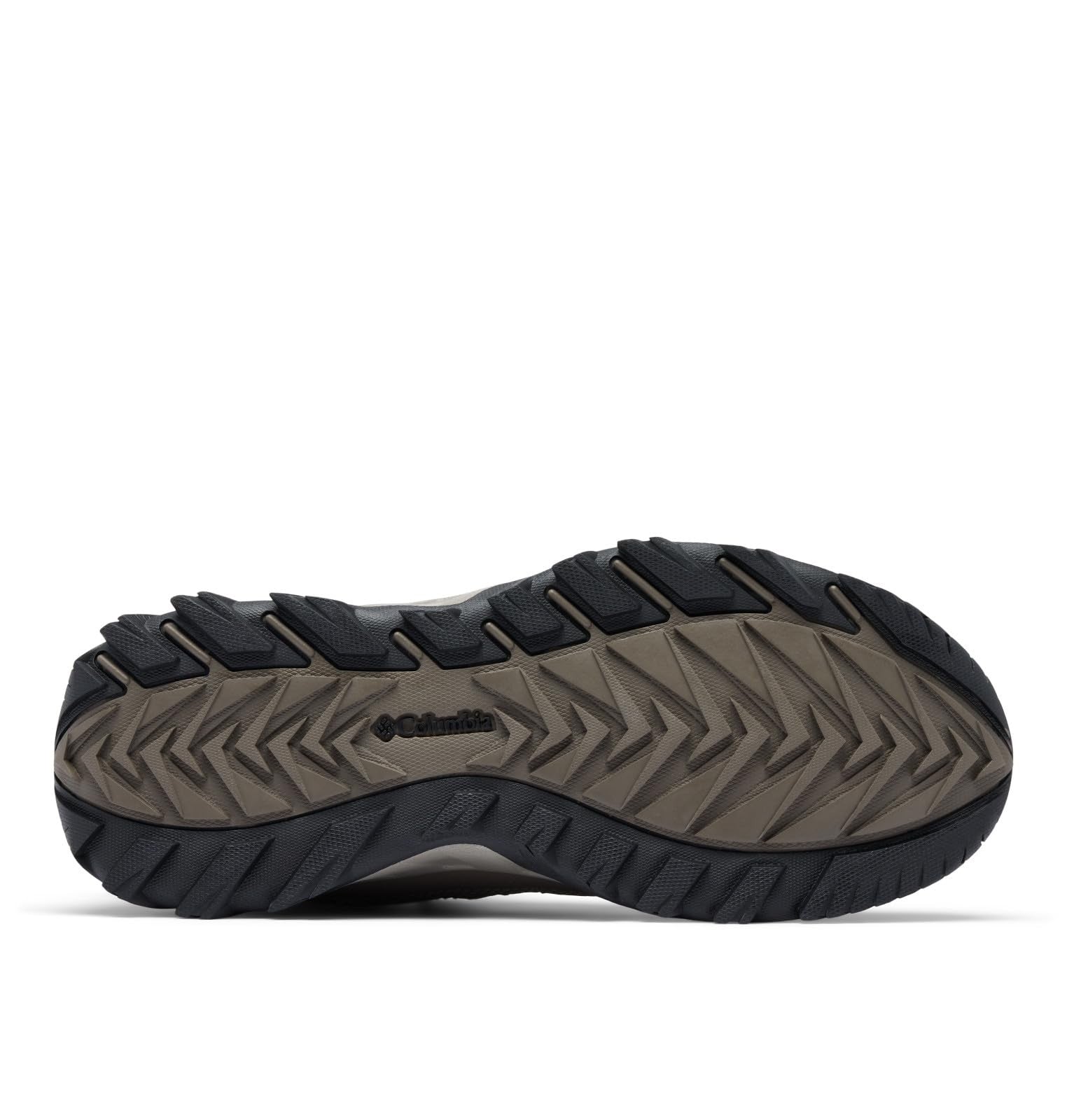 Columbia Mens Strata Trail Mid Waterproof, Mud/Desert Sun, 10