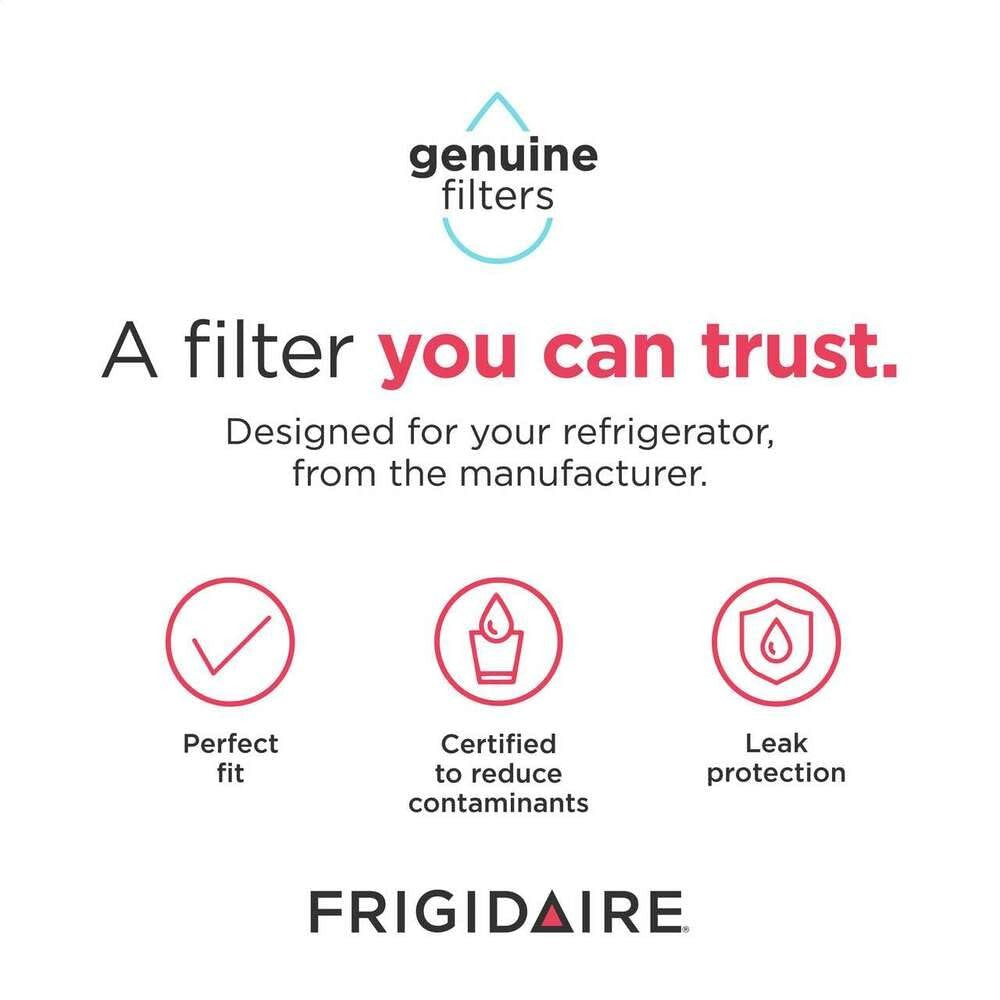 Frigidaire WF3CB Water Filter, 1 Count, Reduces 99% Contaminants
