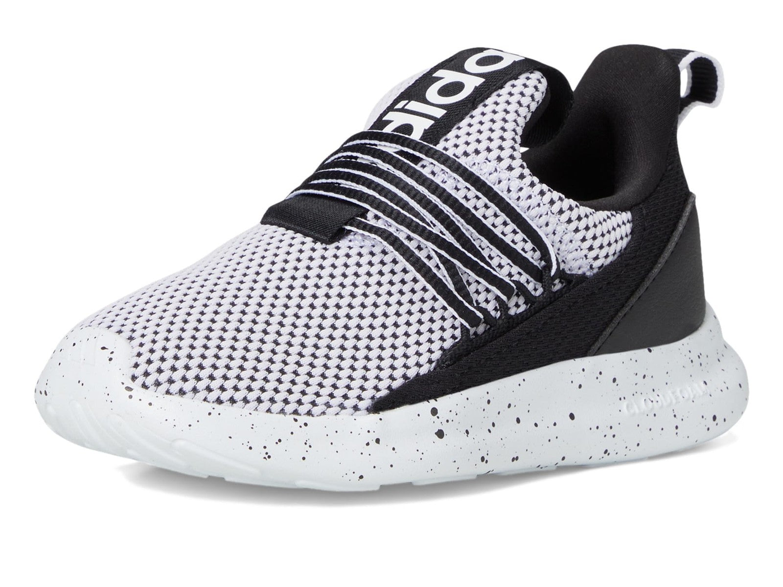adidas Unisex-Kids Lite Racer Adapt 7.0, White/Black/Black, 9.5K