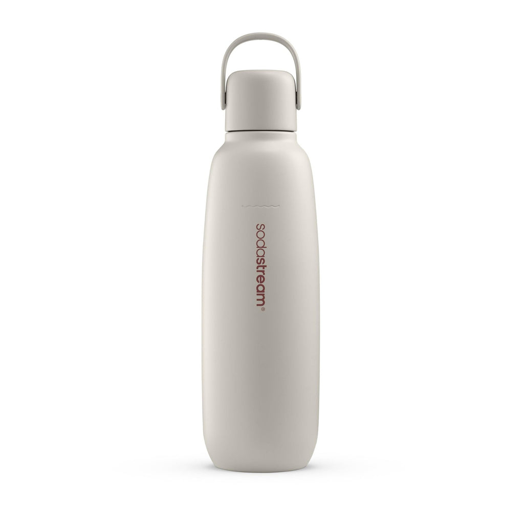SodaStream Fizz & Go Metal Bottle Sand 0.9L Carbonating Bottle