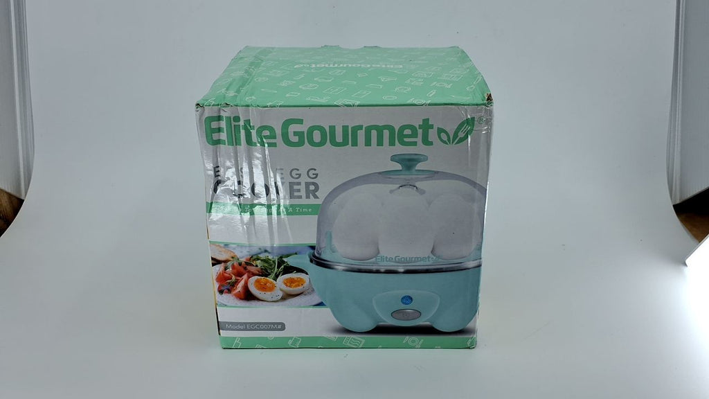 Elite Gourmet Electric Egg Cooker 7-Egg Poacher & Scrambler Mint