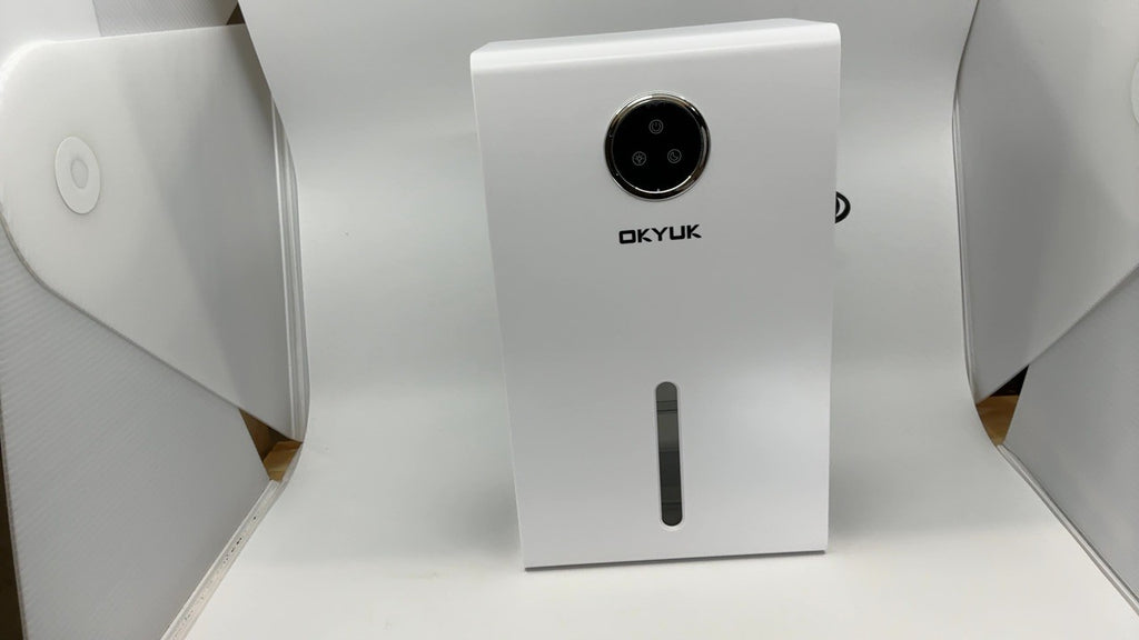 Compact Dehumidifier 95 Oz, Ultra Quiet, 1000 Sq Ft, 7 Color LED Light