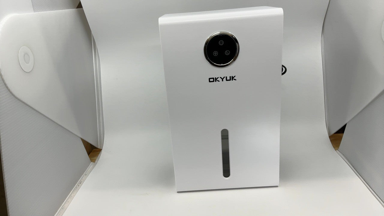 Compact Dehumidifier 95 Oz, Ultra Quiet, 1000 Sq Ft, 7 Color LED Light