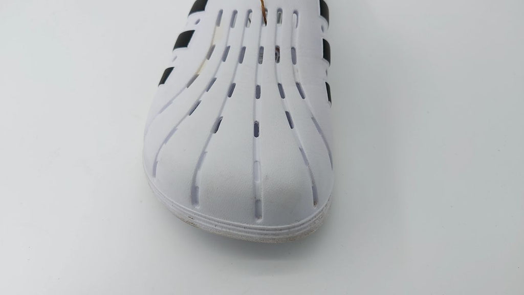 adidas Adilette Clog Slide, Footwear White/Core Black, Men's 11