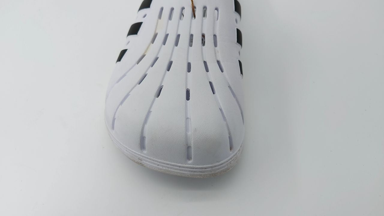 adidas Adilette Clog Slide, Footwear White/Core Black, Men's 11