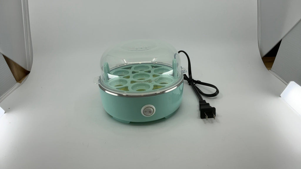 Elite Gourmet EGC115M Electric Egg Cooker 7-Egg Capacity Retro Mint