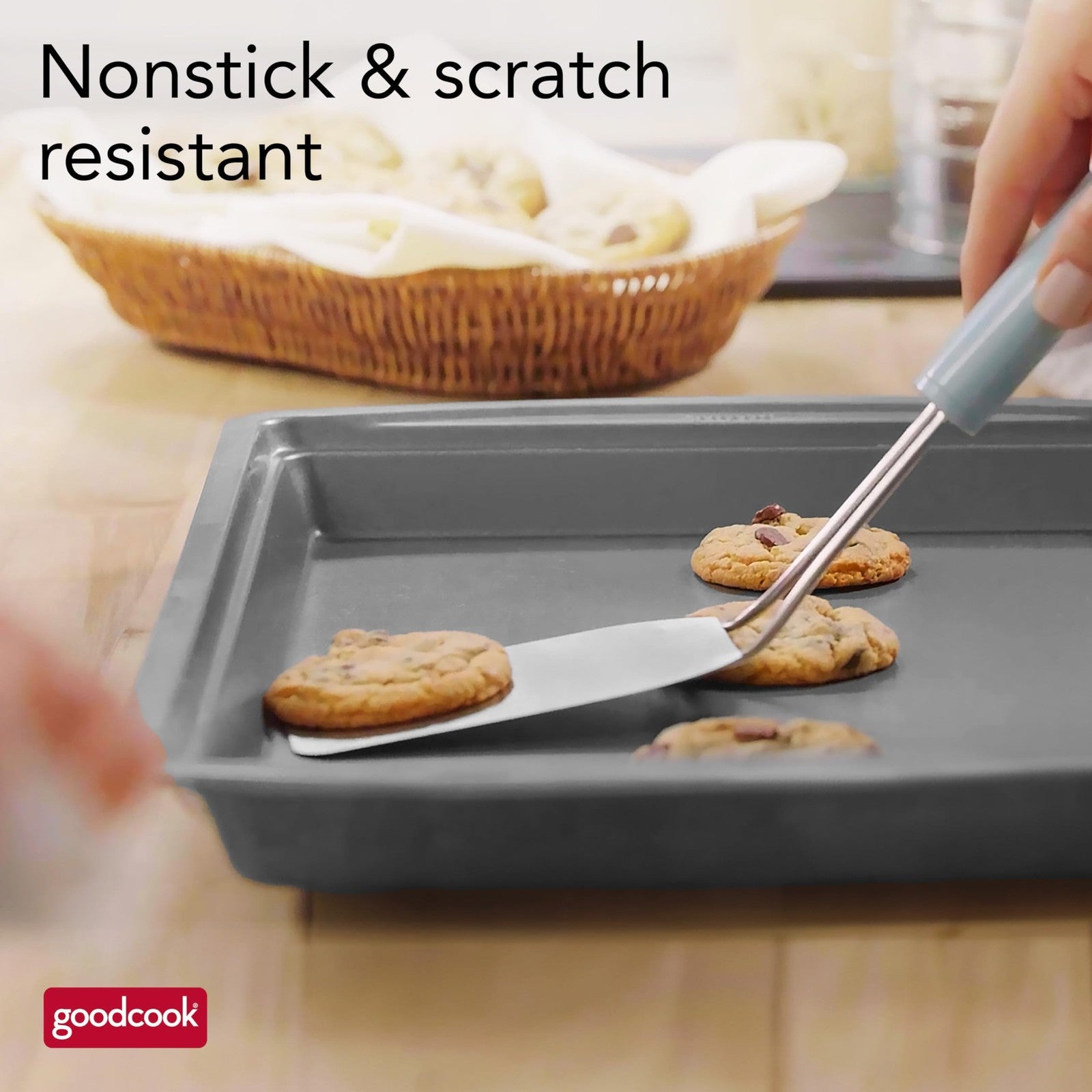 Multipurpose 15x10.5 Baking Sheet & Rack Set, Oven Safe, Dishwasher Safe
