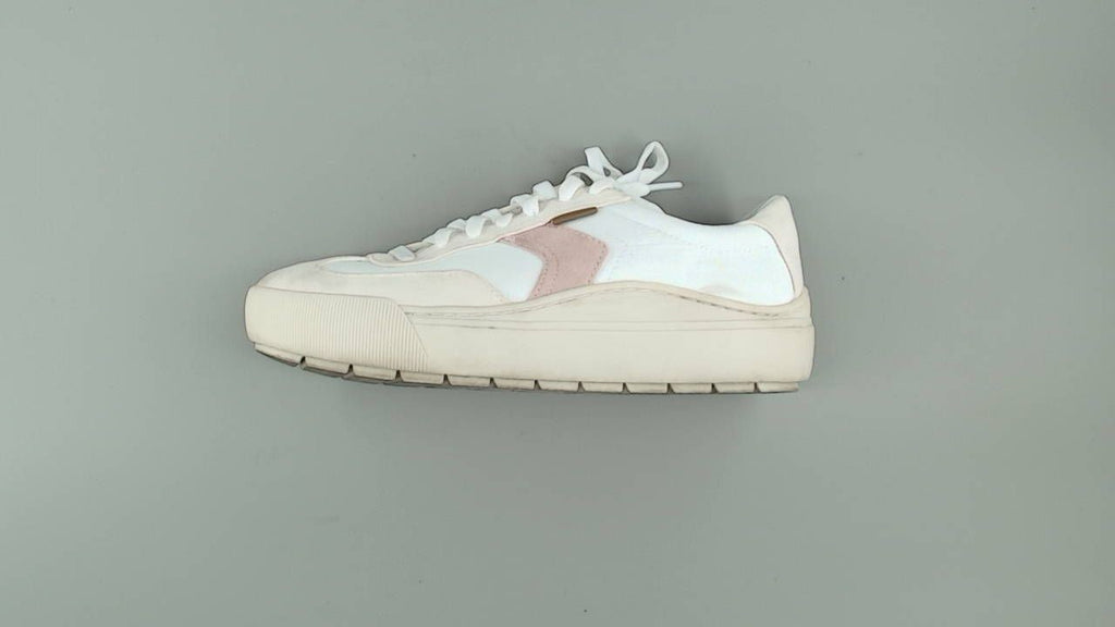 Dr. Scholl's Womens Time Off Win Sneaker White/Tofu Fabric 8 M