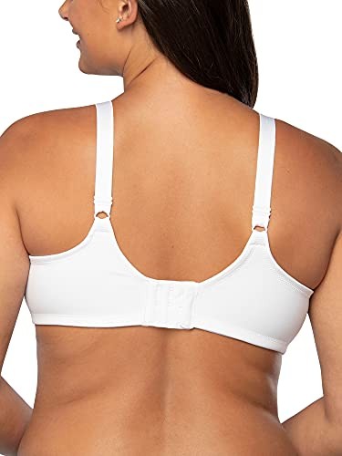 Vanity Fair Full Figure Bra 46C, Underwire, 4-Way Stretch, White