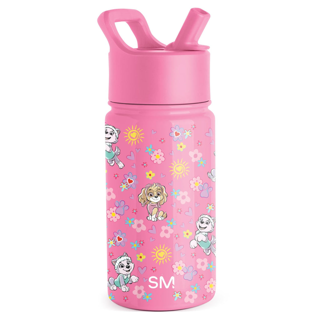 14oz Simple Modern Kids Summit Water Bottle - Paw Patrol Sunny Florals