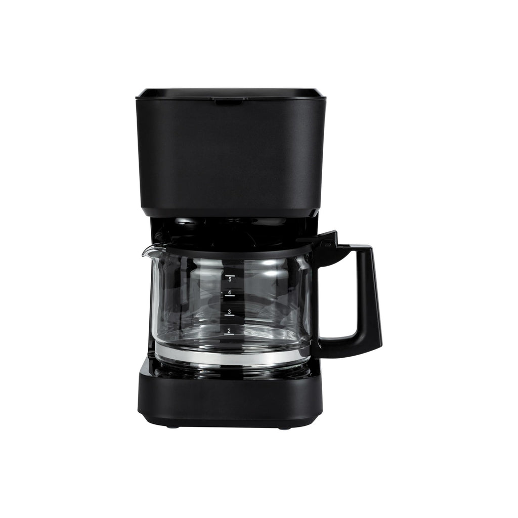5-Cup Coffee Maker, Drip Style, Glass Carafe, Auto Shut-Off, Black