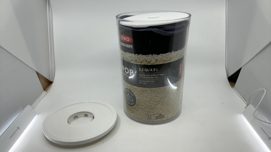 OXO 5.2 Qt Round POP Container - Airtight, BPA Free, Dishwasher Safe