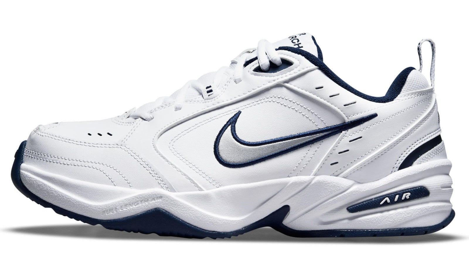 Nike Men's Air Monarch IV D Training Shoes, White/Navy, 10.5 M