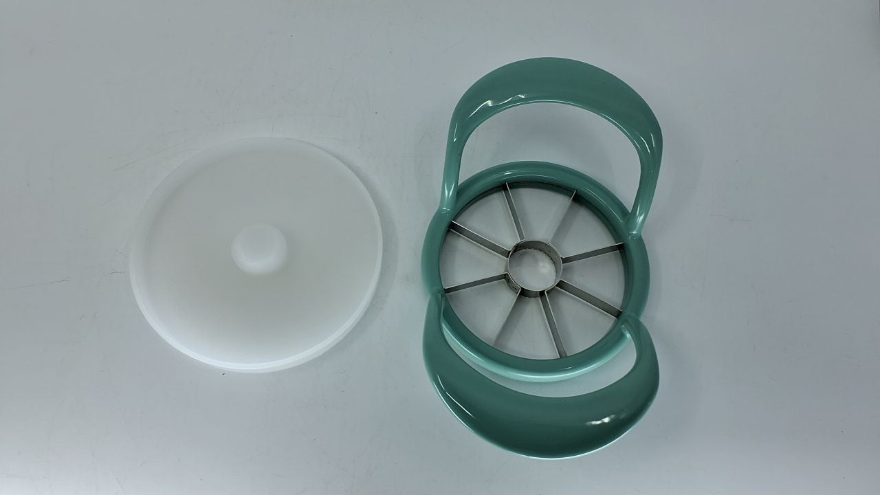 Martha Stewart Erwin Apple Corer and Slicer W/Cover - Martha Blue