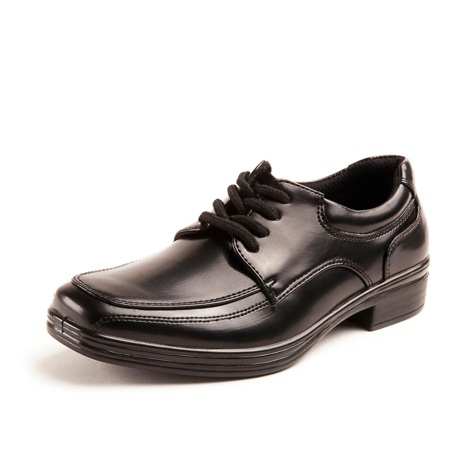Deer Stags Sharp Boys' Oxford, Black, 5 Big Kid Medium