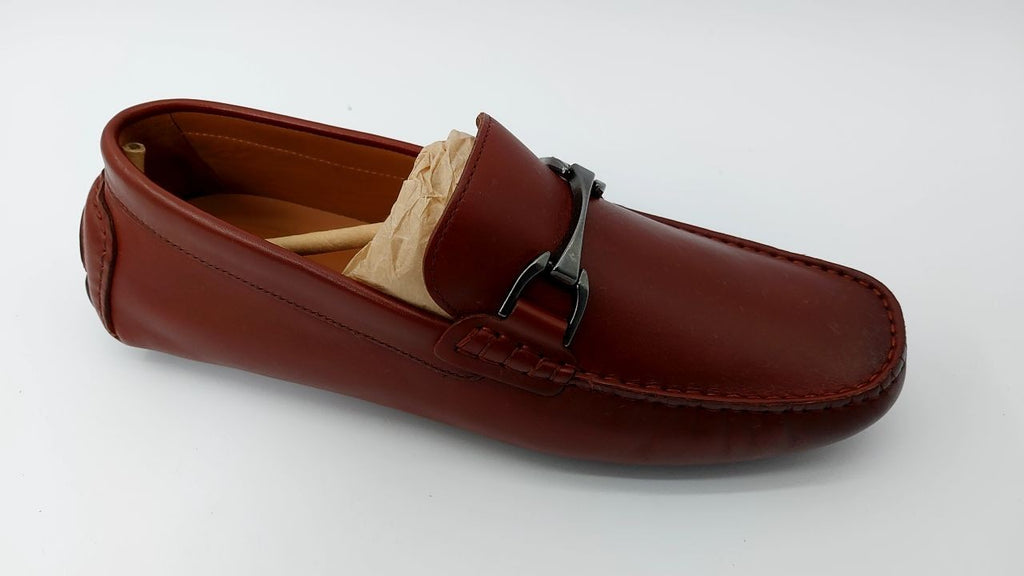 Allen Edmonds Mens Lando Driving Style Loafer Chili Leather 7.5 D