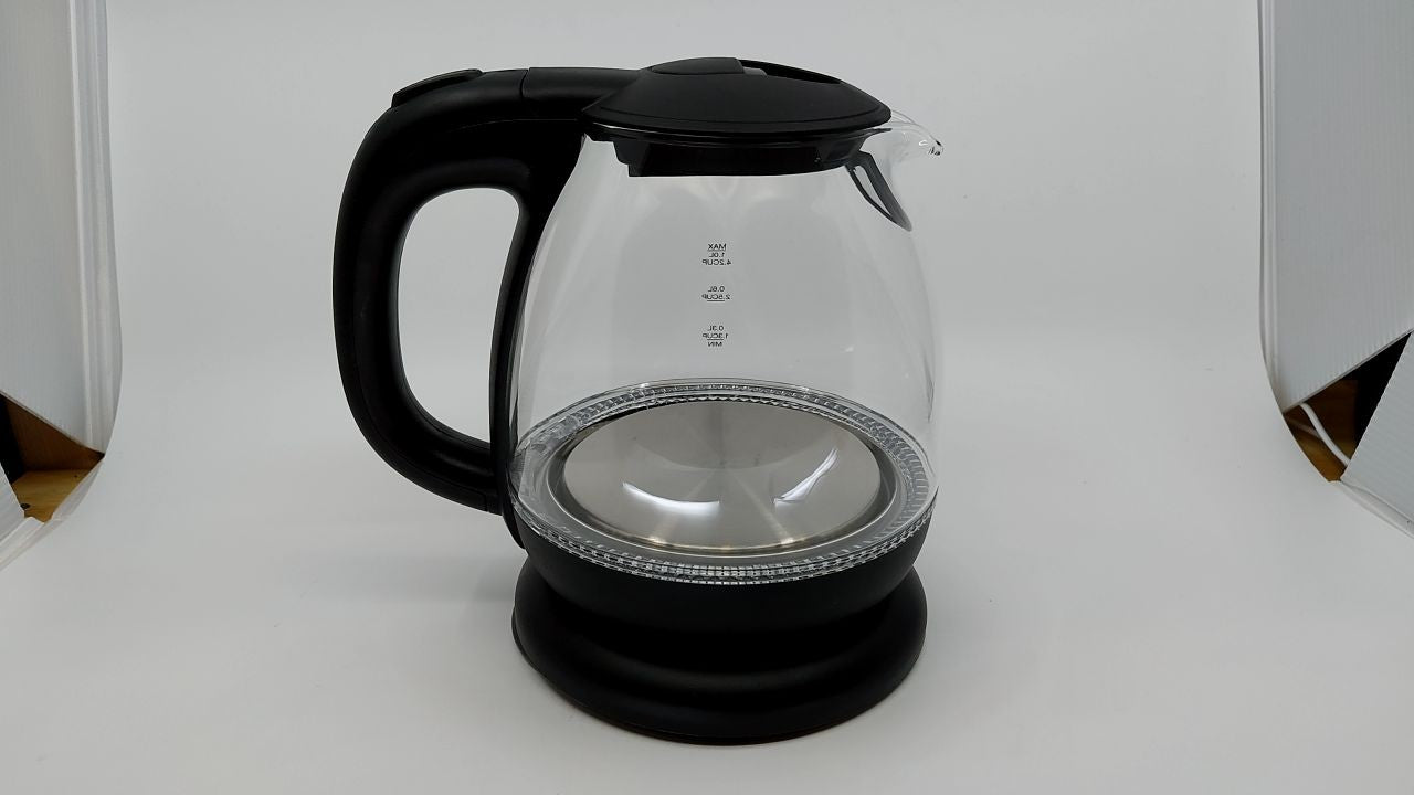 Elite Gourmet Kettle 1.1 Qt Glass 1100W Cordless w/ Temperature Control