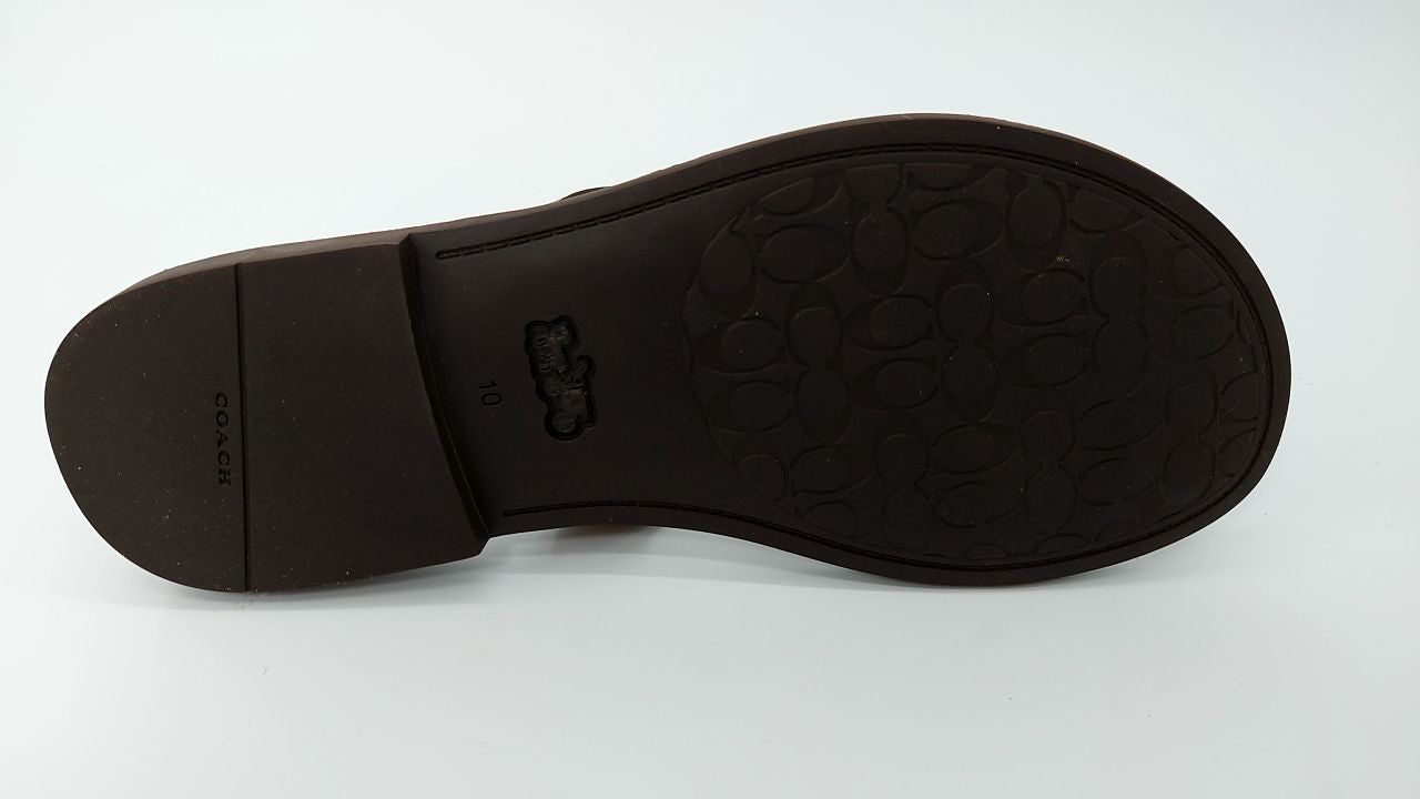 **Needs Repair** Coach Women's Brianna Flip Flop Flat Sandals, Brown, 10