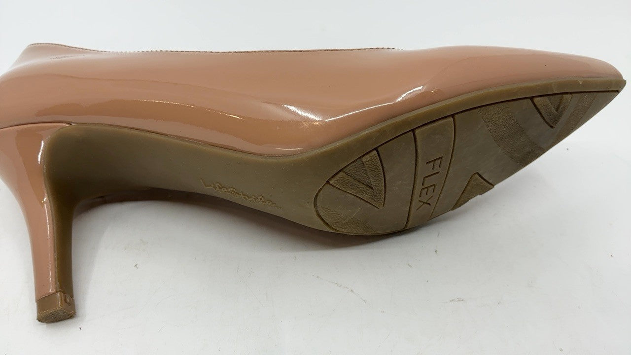 LifeStride Womens Sevyn Pump Desert Nude Patent 7 W