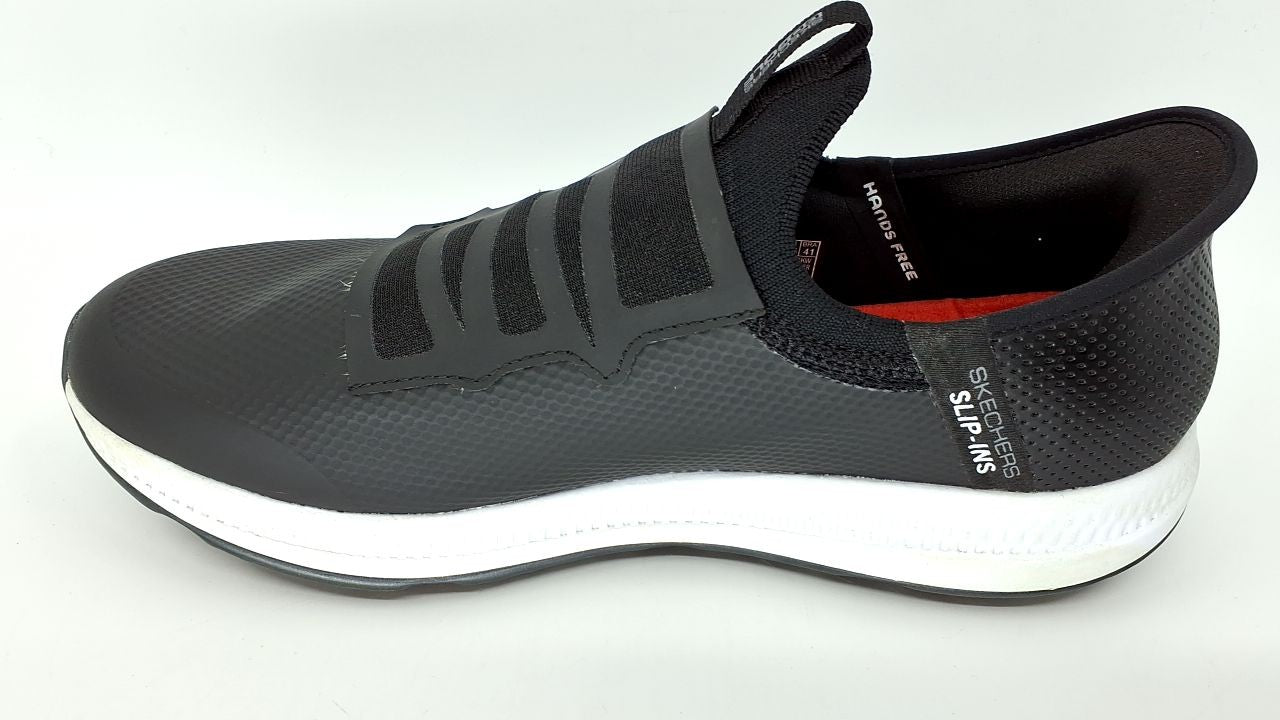 Skechers Men's Go Golf Elite 5 Arch Fit Shoes, Waterproof, 9.5, Black/White