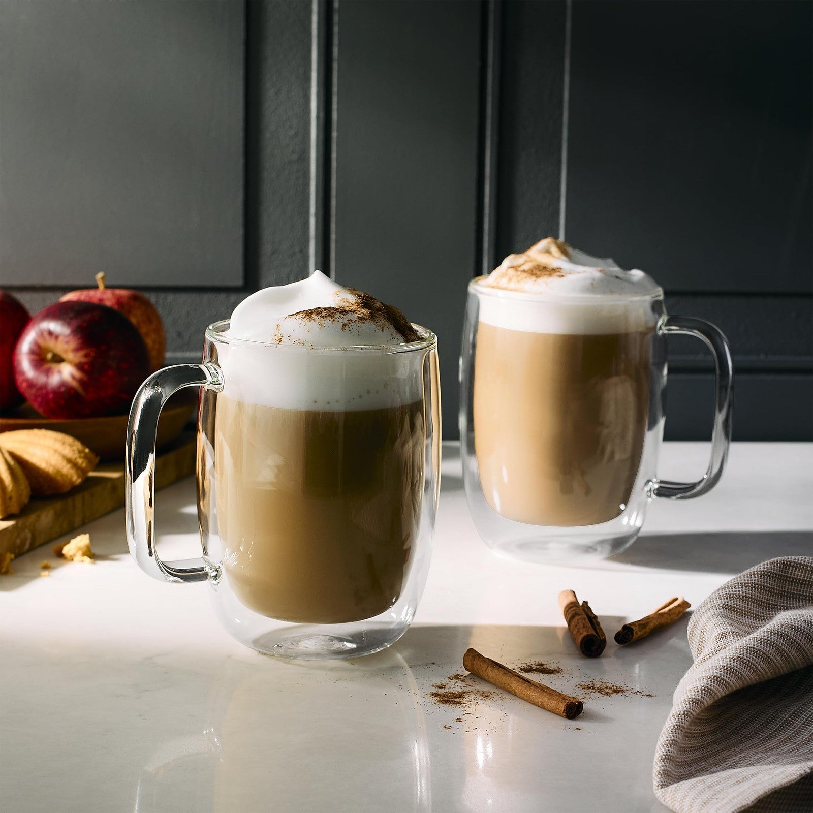 ZWILLING Sorrento Plus 2-pc Double-Wall Glass Latte Mug Set