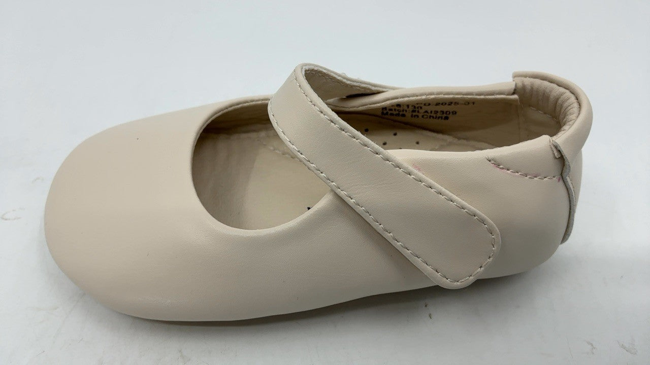 White Baby Walking Shoes 12-18 Months Moccasins by Felix & Flora