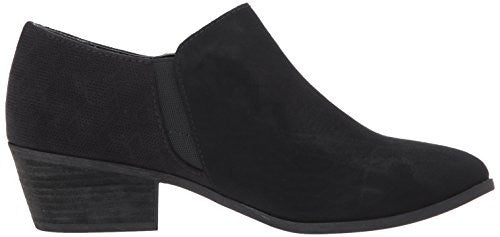 Dr. Scholl's Shoes Women's Brief Ankle Boot, Black Microfiber Suede, 10 W US