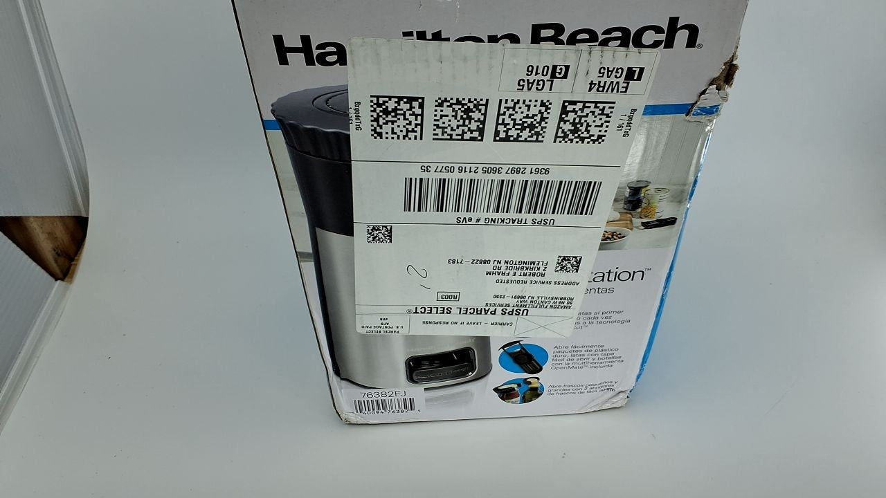 Electric Can Opener w/ Multi Tool & Jar Openers, Stainless Steel, Model 76382