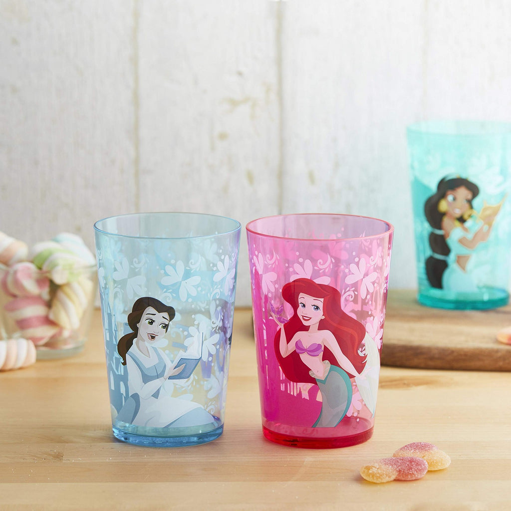 14.5oz Nesting Tumblers Set - Disney Princesses Belle, Jasmine, Ariel