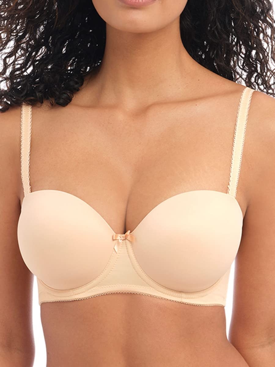 Freya Women's Deco UW Moulded Strapless Bra, Nude, 34D