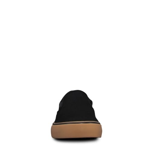 Men's Lugz Clipper Sneakers 7.5 Black/Gum Casual Slip On Shoes