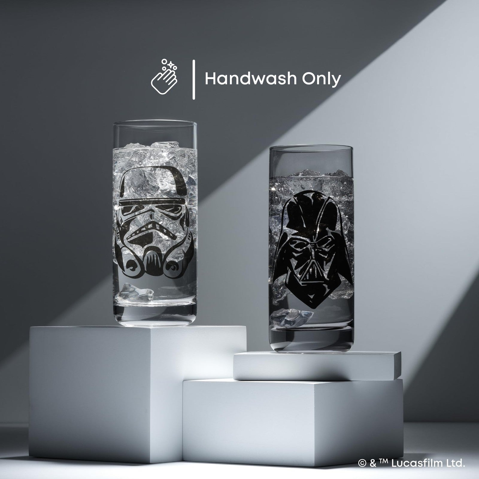 13oz Star Wars Tumblers Set of 2, Darth Vader & Stormtrooper Glasses
