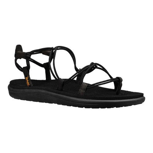 Teva womens Voya Infinity Sandal, Black, 11 US
