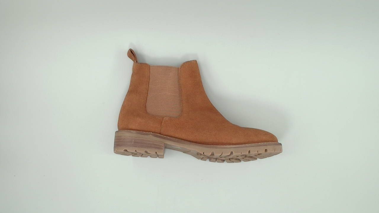 Steve Madden womens Chelsea Boot, Chestnut Suede, 10 US