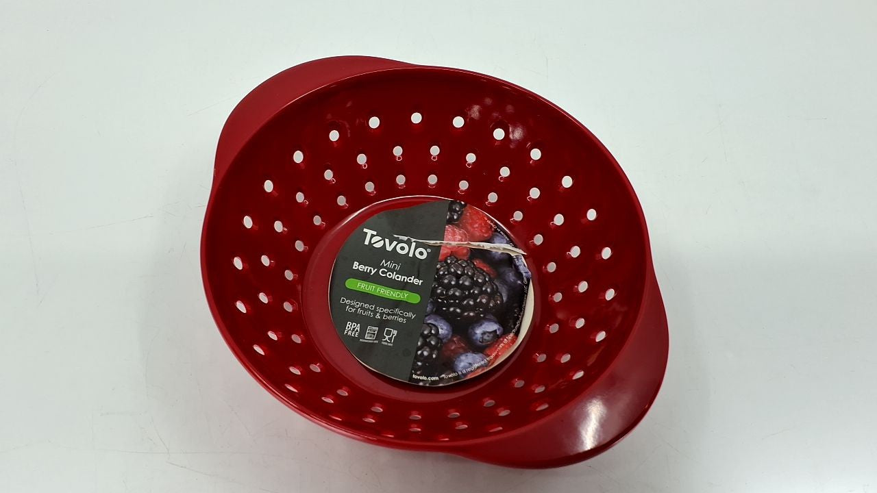 Small Melamine Colander for Berries - BPA-Free & Dishwasher Safe