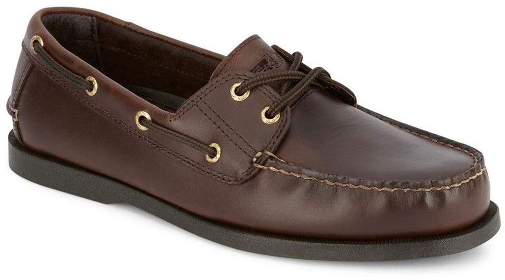 Dockers Men’s Vargas Leather Handsewn Boat Shoe,Raisin, 11 M US