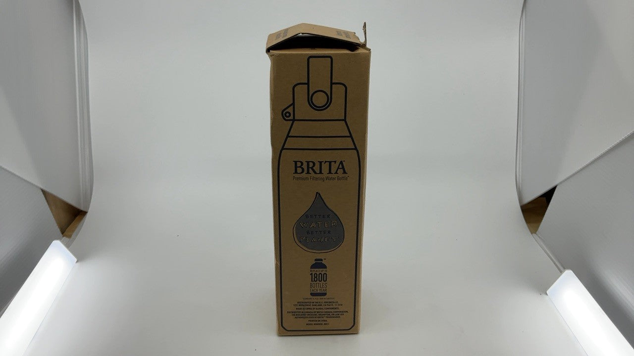 Brita Insulated Water Bottle 20 Oz, BPA-Free, Replaces 300 Plastic Bottles