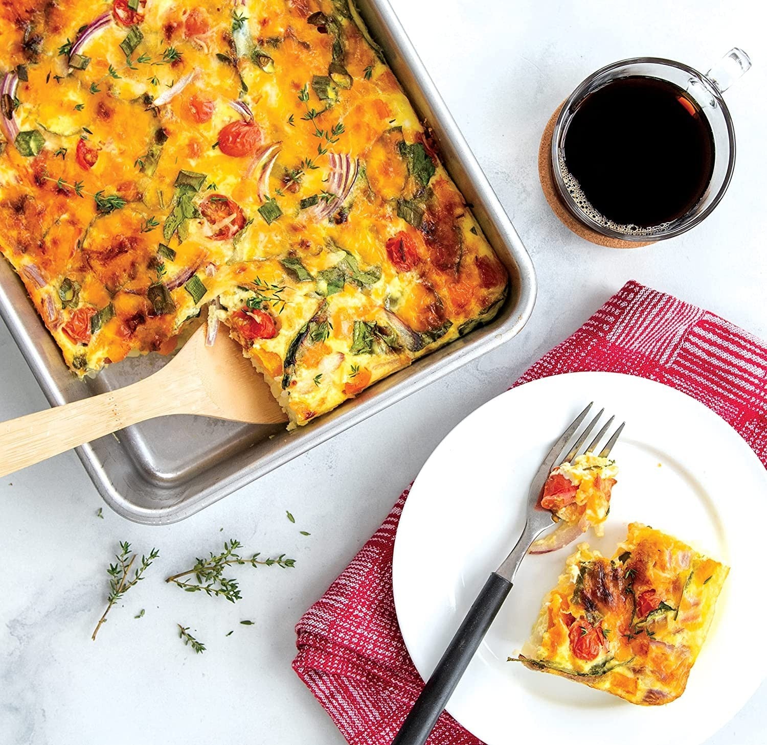 Commercial 9x13 Rectangular Cake Pan, Aluminum, 12.9x9.5x2.5 in