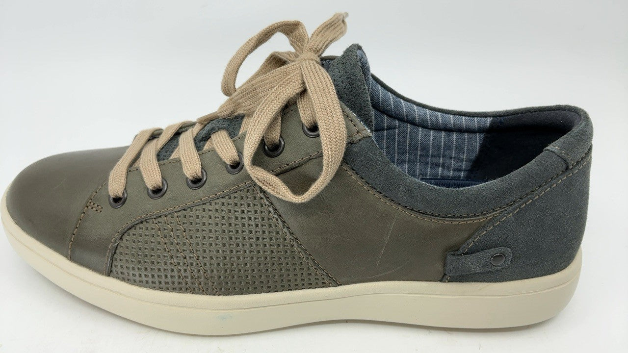 Rockport Men's Colle Tie Shoe, blue/grey, 8.5 M US