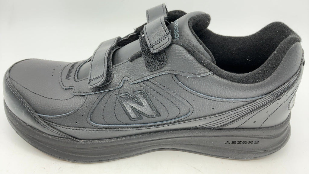 New Balance Men's 577 V1 Hook and Loop Shoe, Black, 11.5