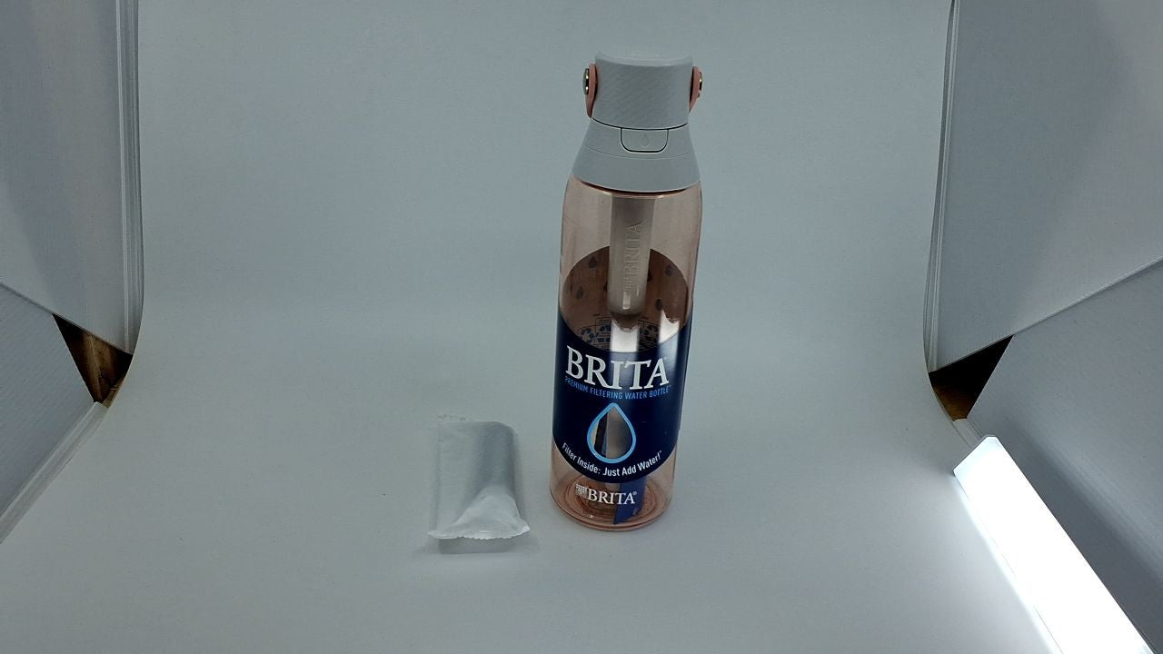BPA-Free Brita 26 oz Water Bottle w/ Filter, Replaces 300 Plastic Bottles