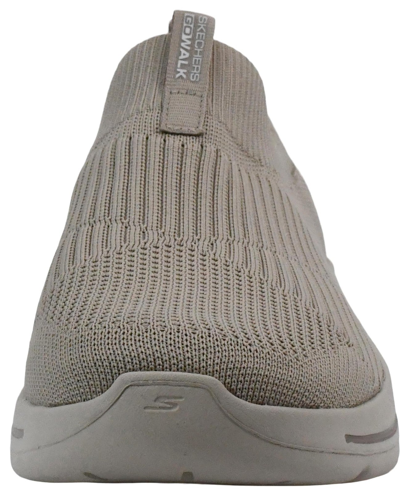Skechers Women's Go Walk Arch Fit Iconic Sneaker, Taupe, 7.5