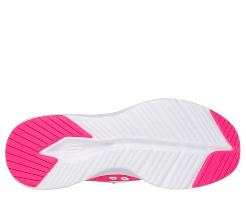 Skechers Sport Women's Cozy Fit Slip-Ins Sneaker, White/Hot Pink, Size 9