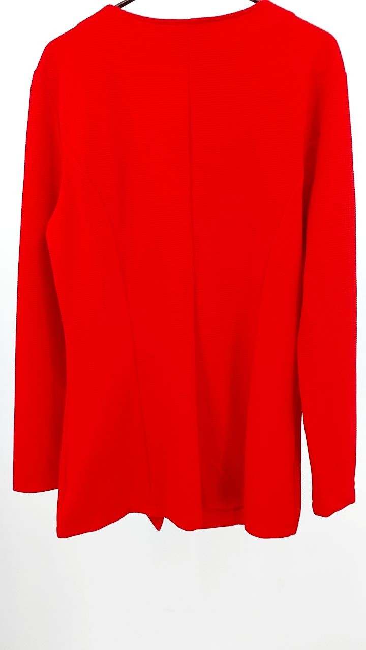 One Button Long Sleeve Blazer