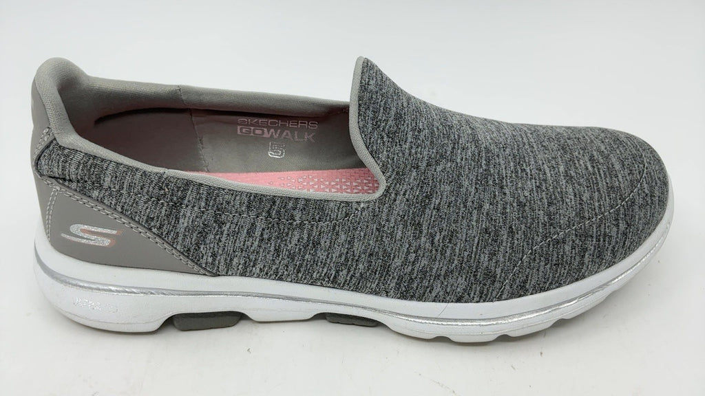 Skechers Women's GO Walk 5 - Honor Shoe, Gray, 8 W US